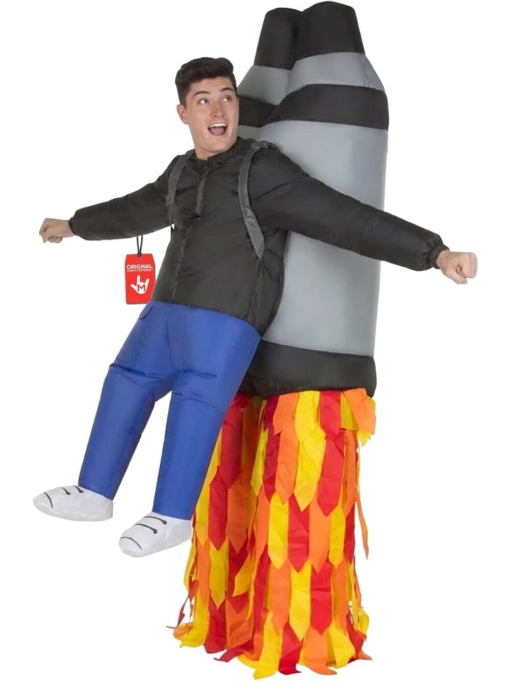 Inflatable Jet Pack Costume for Adults - Fun Blow Up Outfit for Parties & Events